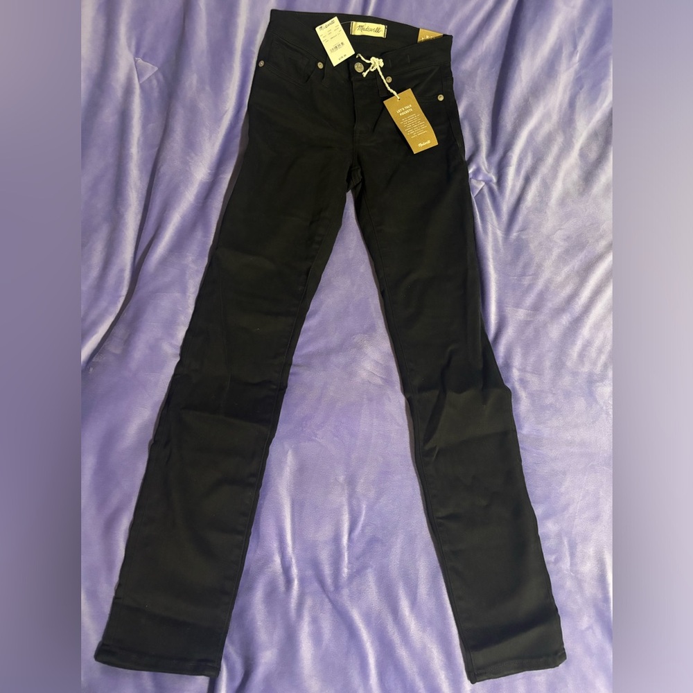 Madewell Black High-Rise Skinny Jeans